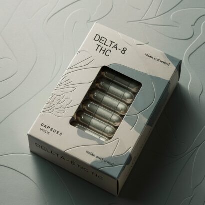 Delta-8 THC Capsule Boxes