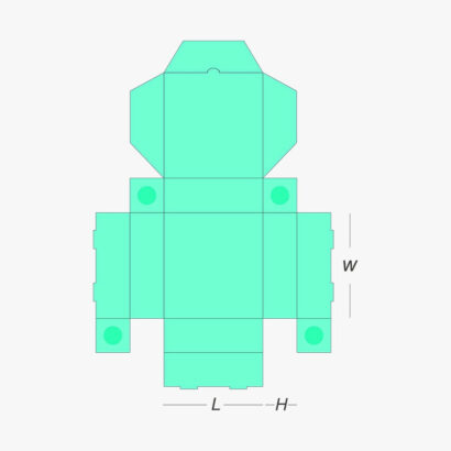 DOUBLE LOCKED WALL LID