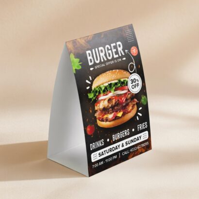 Personalized Table Tents