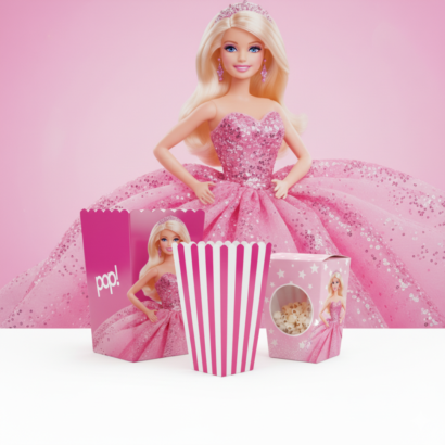 Barbie Popcorn Box