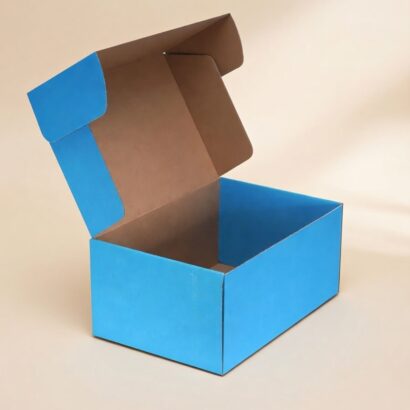 Blue Corrugated Boxes